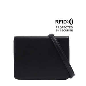 KARINA CROSSBODY WALLET-Bags & Wallets-S-Q-BLACK PEBBLE-Coriander