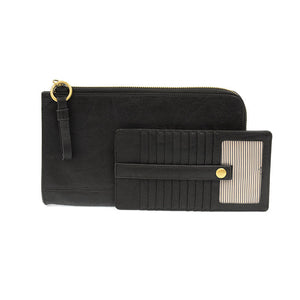 KARINA WRISTLET-Handbag-JOY SUSAN-BLACK-Coriander