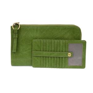 KARINA WRISTLET-Handbag-JOY SUSAN-FOREVER GREEN-Coriander