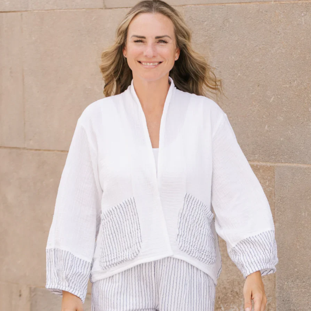 KENNEDY CARDIGAN-Jackets & Sweaters-SHANNON PASSERO-SMALL-MED-WHITE-Coriander