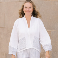 KENNEDY CARDIGAN-Jackets & Sweaters-SHANNON PASSERO-SMALL-MED-WHITE-Coriander
