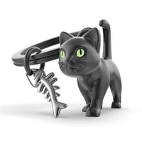 KEYCHAIN | BLACK CAT-Accessories-METALMORPHOSE-Coriander