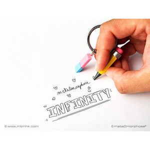 KEYCHAIN | PENCIL AND ERASER-Accessories-METALMORPHOSE-Coriander