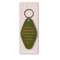 KEYRING | I GROW HOUSEPLANTS-Accessories-OHH DEER-Coriander