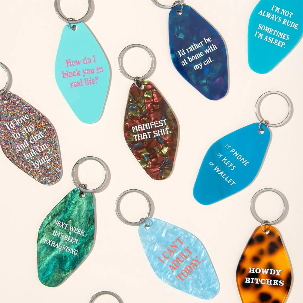 KEYRING | MANIFEST SH*T-Accessories-OHH DEER-Coriander