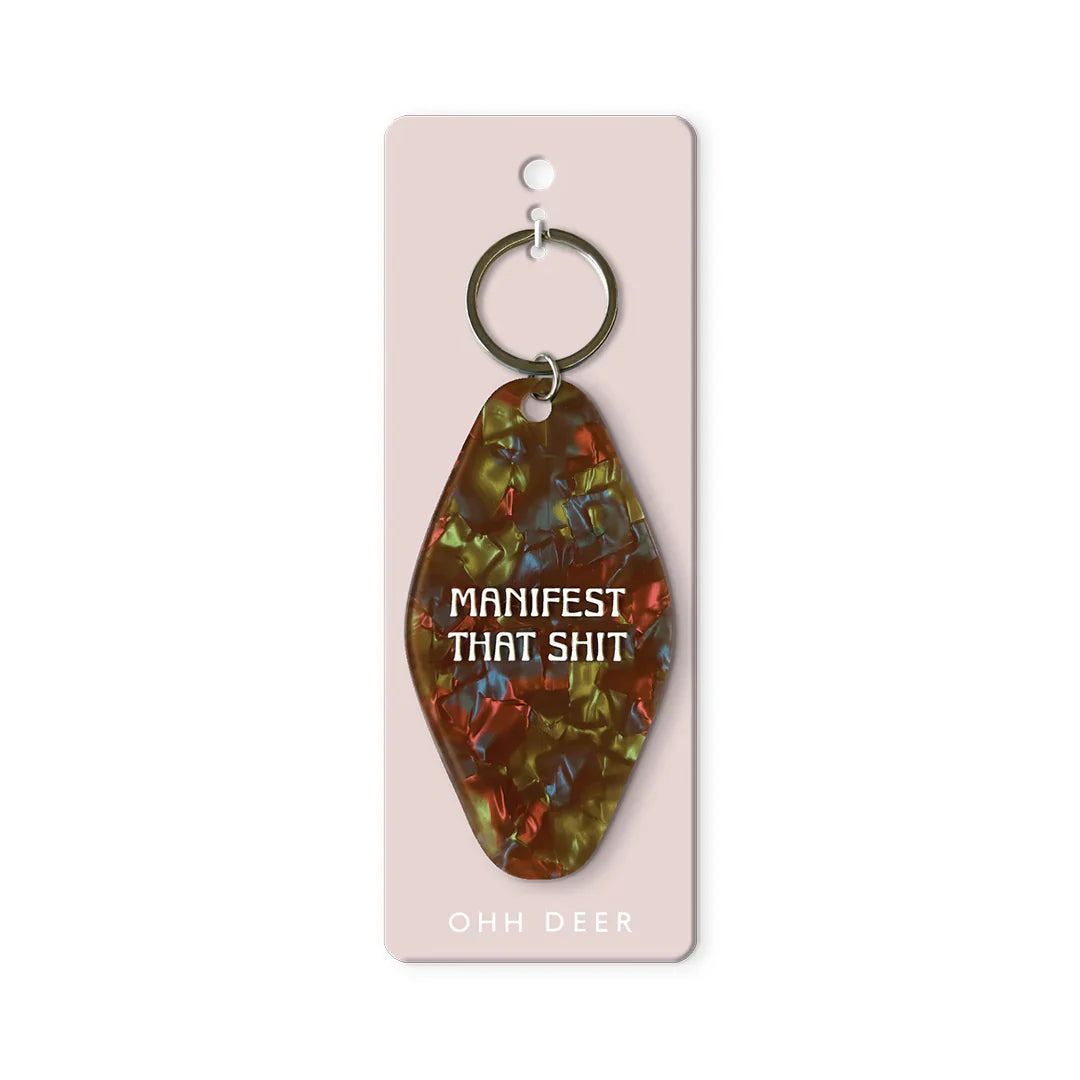 KEYRING | MANIFEST SH*T-Accessories-OHH DEER-Coriander