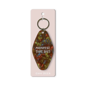 KEYRING | MANIFEST SH*T-Accessories-OHH DEER-Coriander