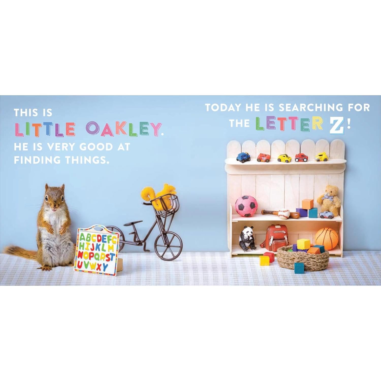 KIDS BOOK | OAKLEY THE SQUIRREL: A SEARCH FOR Z-Books & Stationery-HACHETTE BOOK GROUP-Coriander