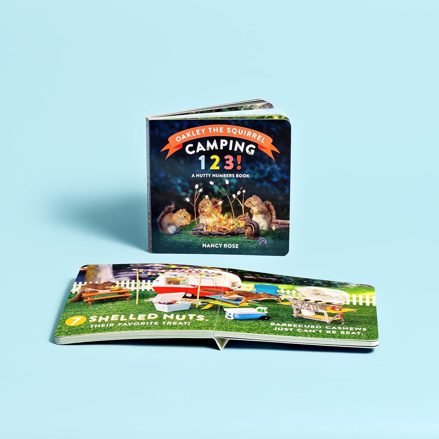 KIDS BOOK | OAKLEY THE SQUIRREL CAMPING 1,2,3! A NUTTY NUMBERS BOOK-Books & Stationery-HACHETTE BOOK GROUP-Coriander