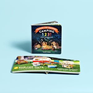 KIDS BOOK | OAKLEY THE SQUIRREL CAMPING 1,2,3! A NUTTY NUMBERS BOOK-Books & Stationery-HACHETTE BOOK GROUP-Coriander