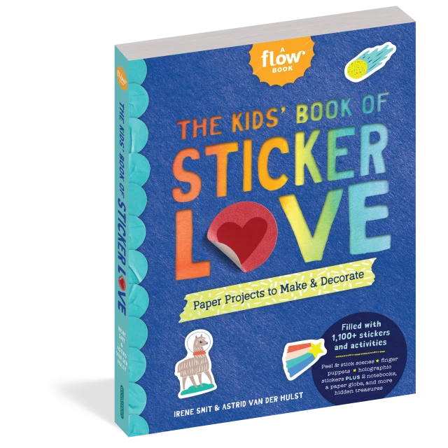 KIDS' BOOK OF STICKER LOVE-Books & Stationery-HACHETTE BOOK GROUP-Coriander