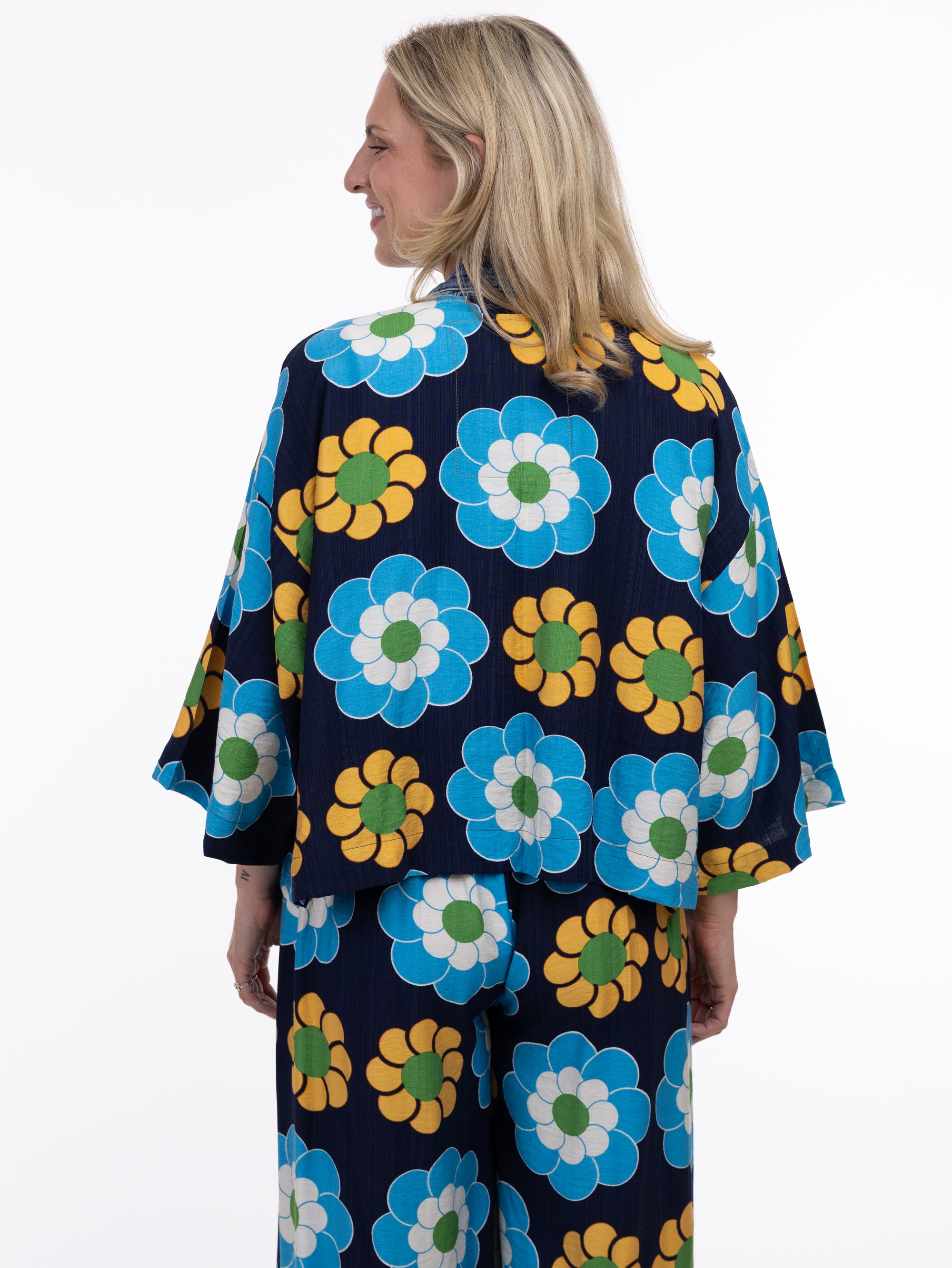KIMONO CARDIGAN | FLOWER POWER-Jackets & Sweaters-SHANNON PASSERO-Coriander