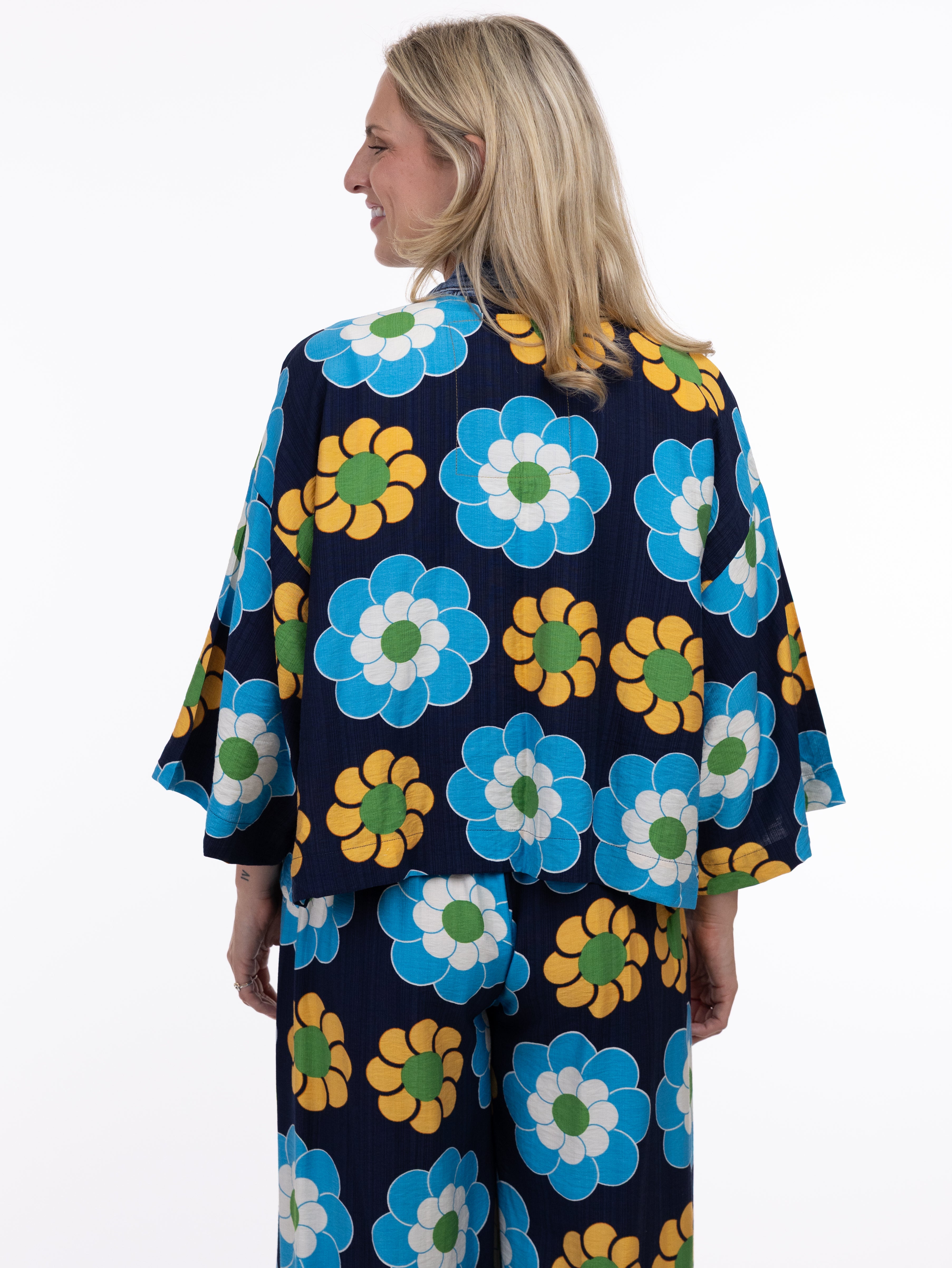 KIMONO CARDIGAN | FLOWER POWER-Jackets & Sweaters-SHANNON PASSERO-Coriander