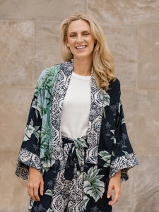 KIMONO CARDIGAN | PALM-Jackets & Sweaters-SHANNON PASSERO-Coriander