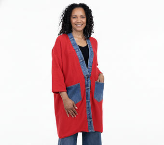 KIMONO JACKET | LOVE CARDIGAN-Jackets & Sweaters-SHANNON PASSERO-Coriander