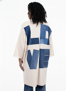 KIMONO JACKET | LOVE CARDIGAN-Jackets & Sweaters-SHANNON PASSERO-ONE-CREAM-Coriander