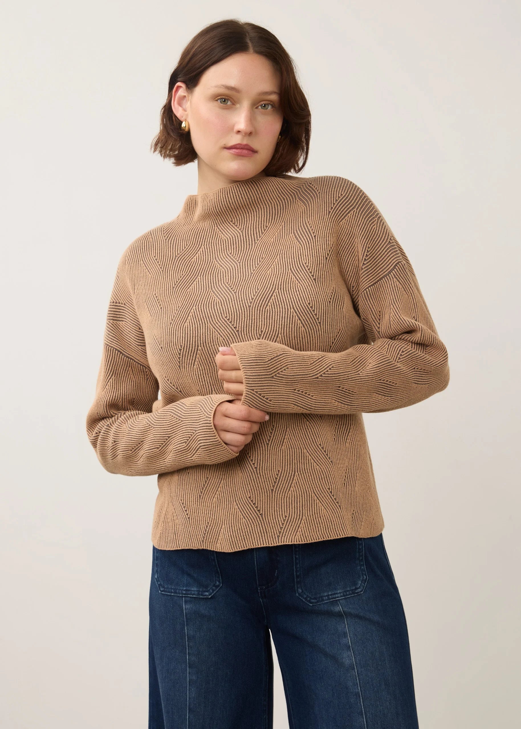 FDJ PULLOVER SWEATER | FUNNEL NECK
