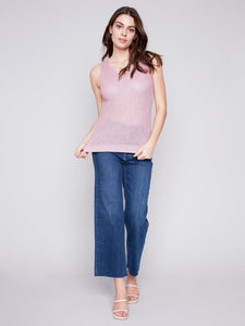 KNIT CAMISOLE-Tops-CHARLIE B-Coriander