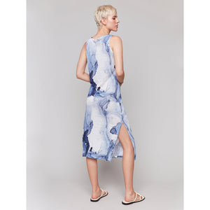 KNIT DRESS | SLEEVELESS PRINTED-Dresses-CHARLIE B-Coriander