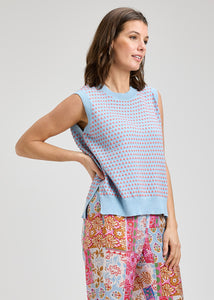 KNIT TANK | TEXTURED-Jackets & Sweaters-ZAKET & PLOVER-Coriander