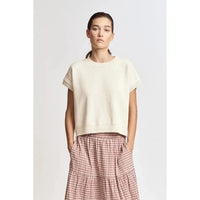 KNIT TOP | LOOSE FIT-Top-GRADE AND GATHER-SMALL-IVORY-Coriander