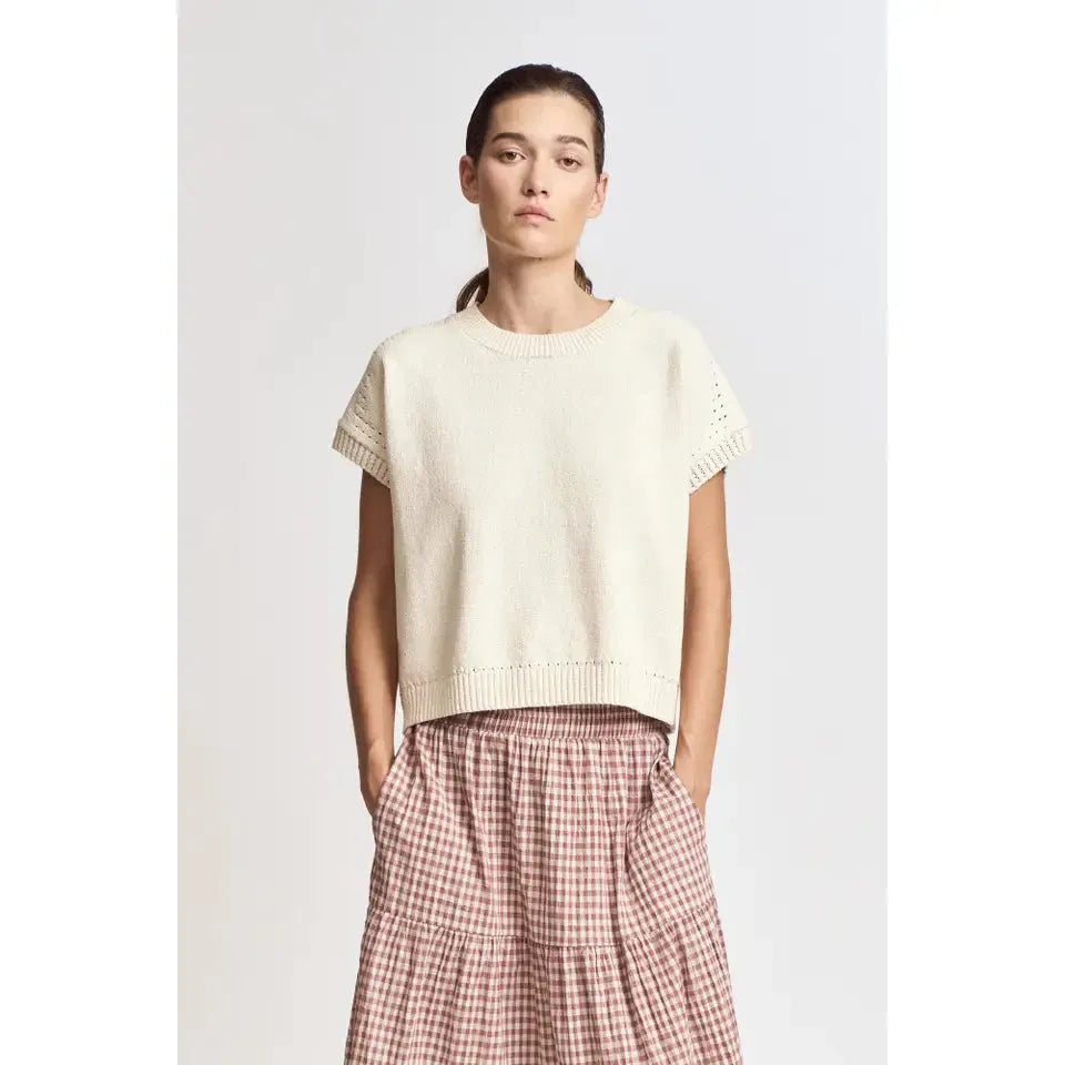 KNIT TOP | LOOSE FIT-Top-GRADE AND GATHER-SMALL-IVORY-Coriander