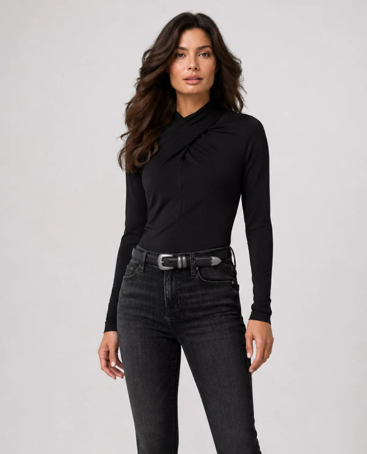 KNIT TOP | WRAP NECK-Top-LIVERPOOL-XSMALL-BLACK-Coriander