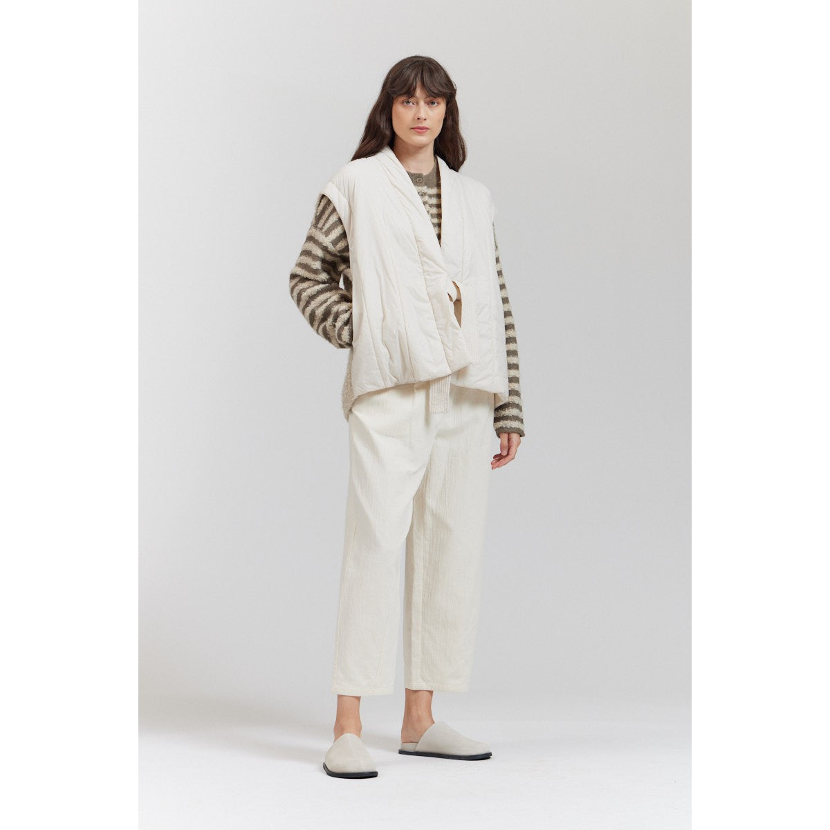 KNIT VEST | PADDED-Jackets & Sweaters-THERE-ELSEWHERE-Coriander