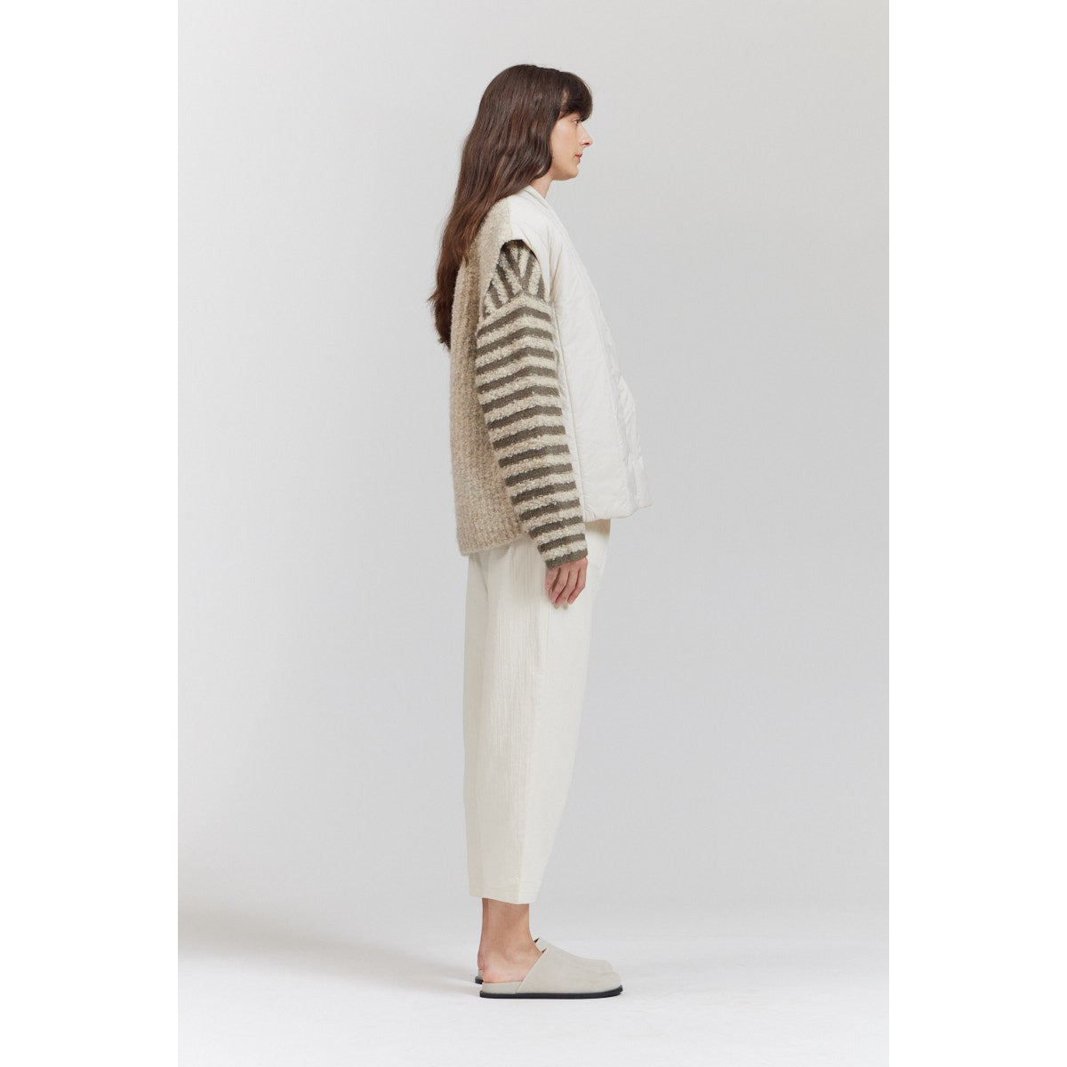 KNIT VEST | PADDED-Jackets & Sweaters-THERE-ELSEWHERE-Coriander