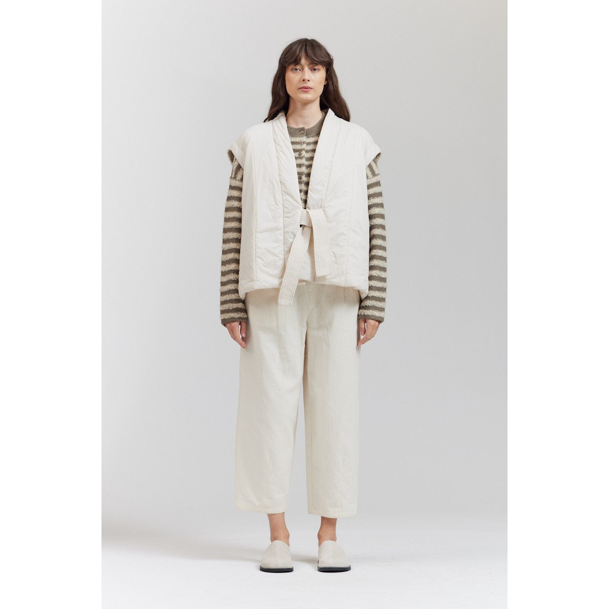 KNIT VEST | PADDED-Jackets & Sweaters-THERE-ELSEWHERE-Coriander