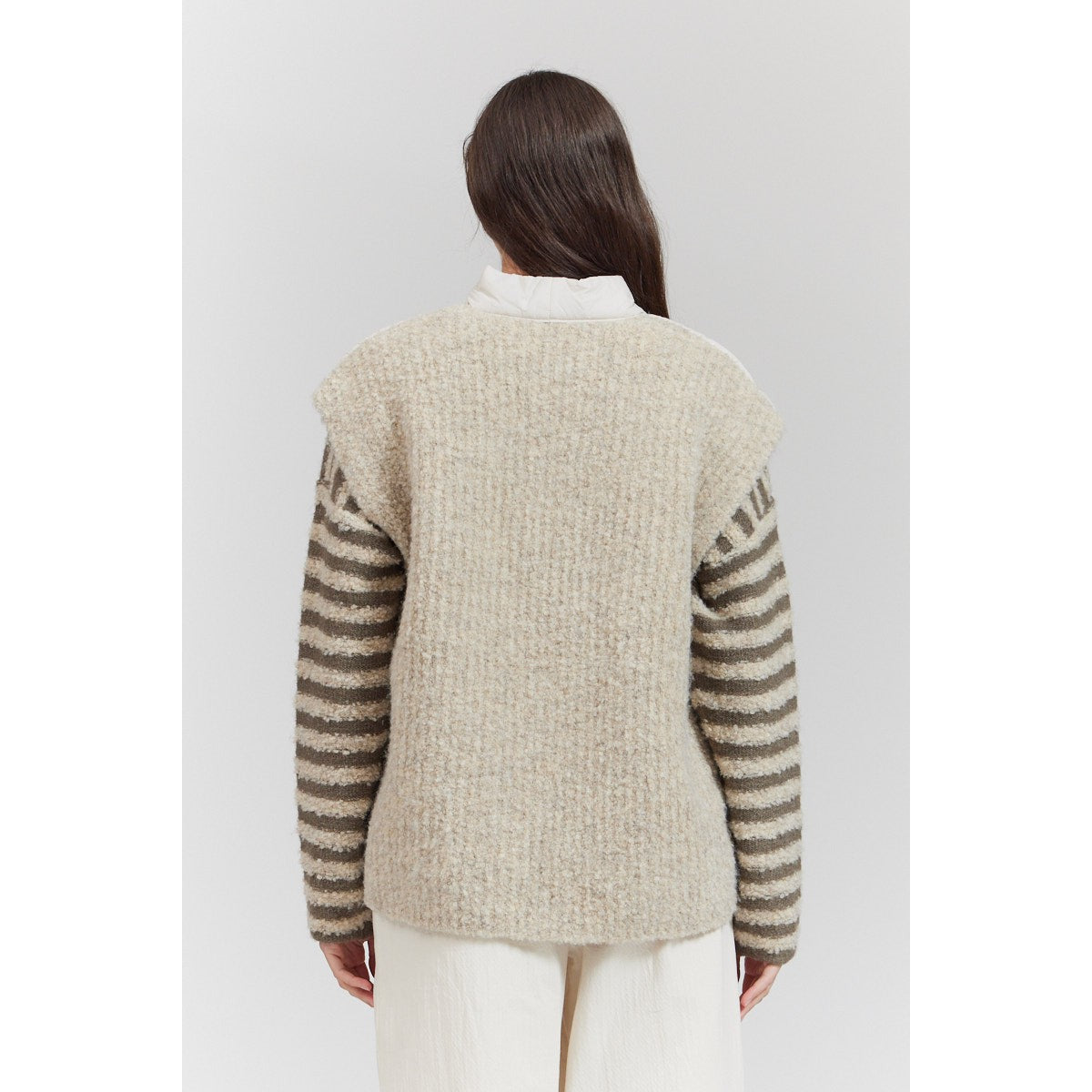 KNIT VEST | PADDED-Jackets & Sweaters-THERE-ELSEWHERE-Coriander
