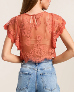 LACE TOP | LUNAR ASH-Tops-FREE PEOPLE-Coriander