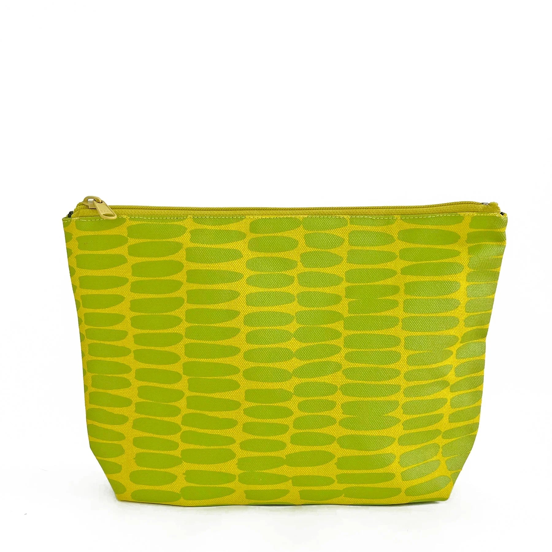 LARGE WALL TRAVEL POUCH -CITRON/GREEN-Case-SEE DESIGN-Coriander