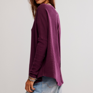 LATTE BLUES THERMAL L/S TOP-Tops-FREE PEOPLE-Coriander