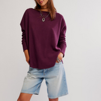 LATTE BLUES THERMAL L/S TOP-Tops-FREE PEOPLE-Coriander