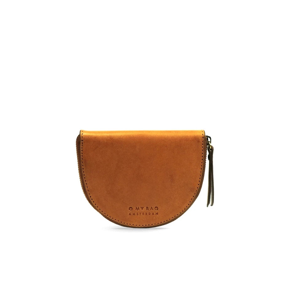 LAURA COIN PURSE | COGNAC CLASSIC LEATHER-Bags & Wallets-OH MY BAG-Coriander