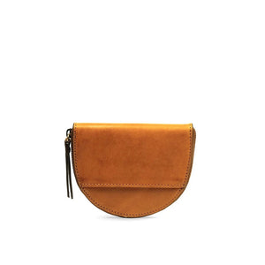 LAURA COIN PURSE | COGNAC CLASSIC LEATHER-Bags & Wallets-OH MY BAG-Coriander