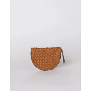 LAURA COIN PURSE | COGNAC WOVEN CLASSIC-Bags & Wallets-OH MY BAG-Coriander