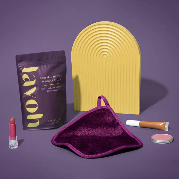 LAVOH FACECLOTH | BERRY-Lotions & Potions-LAVOH-Coriander