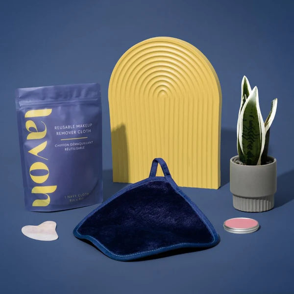 LAVOH FACECLOTH | NAVY-Lotions & Potions-LAVOH-Coriander