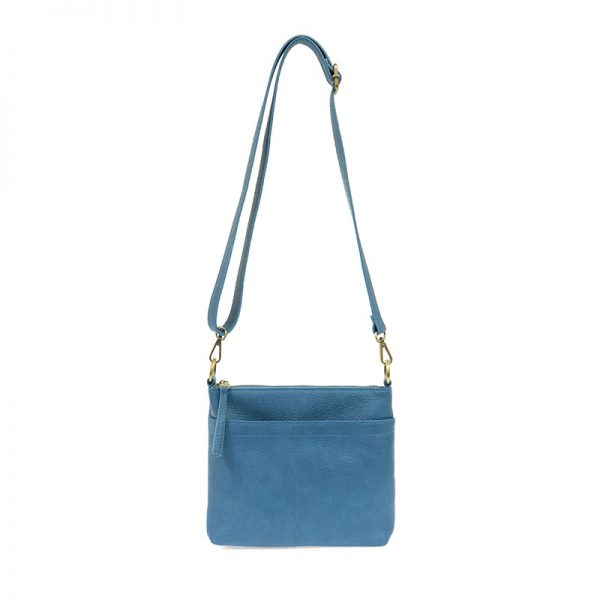 LAYLA VEGAN TOP ZIP CROSSBODY-Purse-JOY SUSAN-Coriander