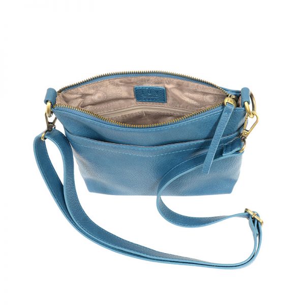 LAYLA VEGAN TOP ZIP CROSSBODY-Purse-JOY SUSAN-Coriander