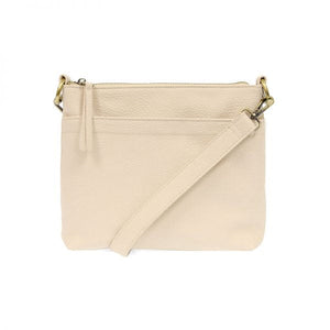 LAYLA VEGAN TOP ZIP CROSSBODY-Purse-JOY SUSAN-ALABASTER-Coriander