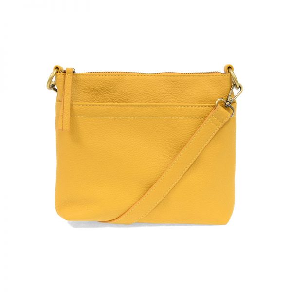 LAYLA VEGAN TOP ZIP CROSSBODY-Purse-JOY SUSAN-SUNFLOWER-Coriander