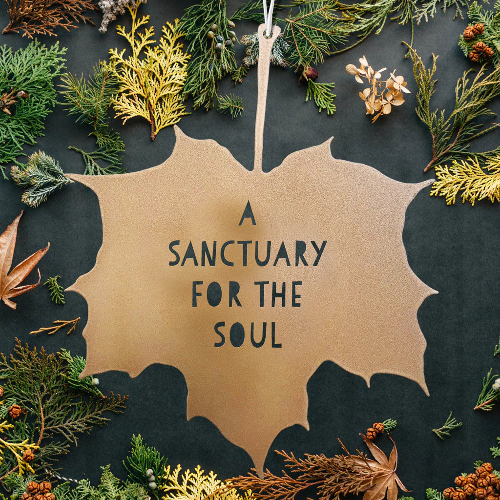 LEAF GARDEN ORNAMENT | A SANCTUARY FOR THE SOUL-Home Decor-A BLACKBIRD SANG-Coriander