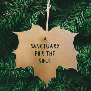 LEAF GARDEN ORNAMENT | A SANCTUARY FOR THE SOUL-Home Decor-A BLACKBIRD SANG-Coriander