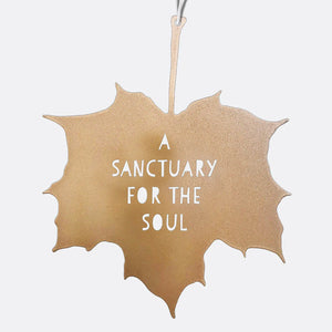 LEAF GARDEN ORNAMENT | A SANCTUARY FOR THE SOUL-Home Decor-A BLACKBIRD SANG-Coriander