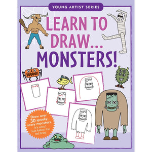 LEARN TO DRAW MONSTERS-Books & Stationery-PETER PAUPER PRESS-Coriander