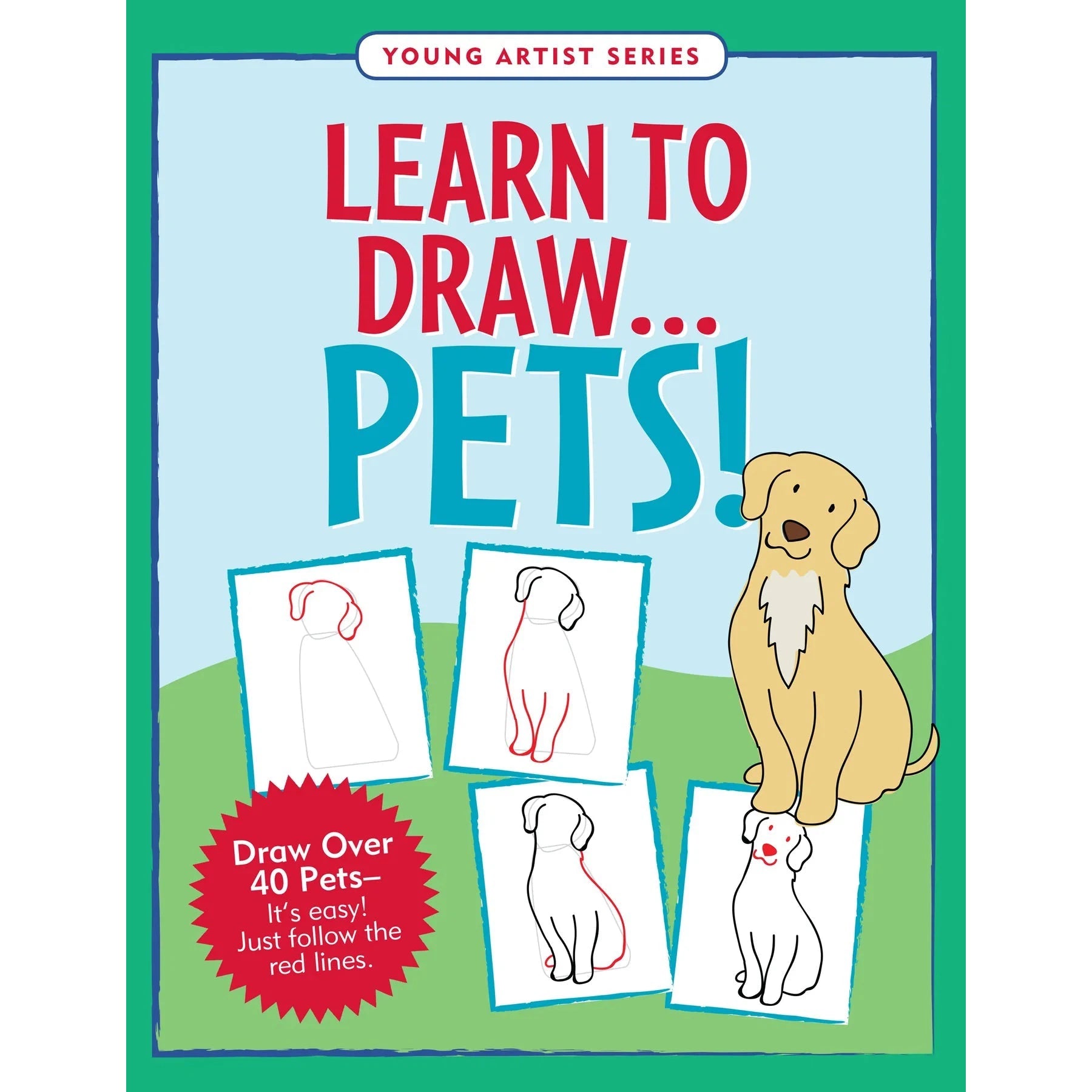 LEARN TO DRAW PETS!-Books & Stationery-PETER PAUPER PRESS-Coriander