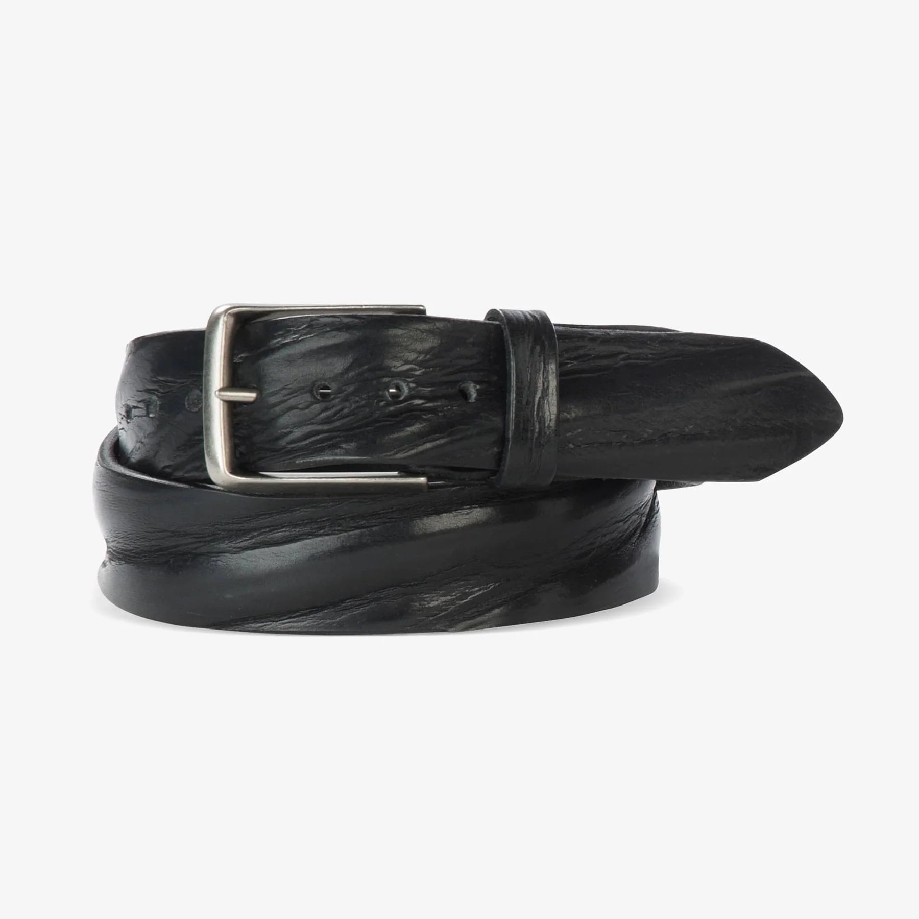 LEATHER BELT | OTES-Accessories-BRAVE LEATHER-32-Black-Coriander